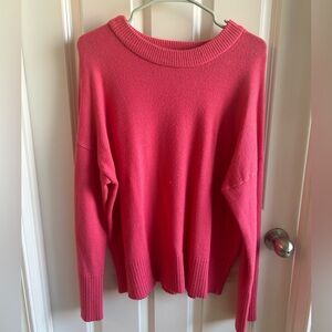 a new day Bright Pink Crewneck Sweater
